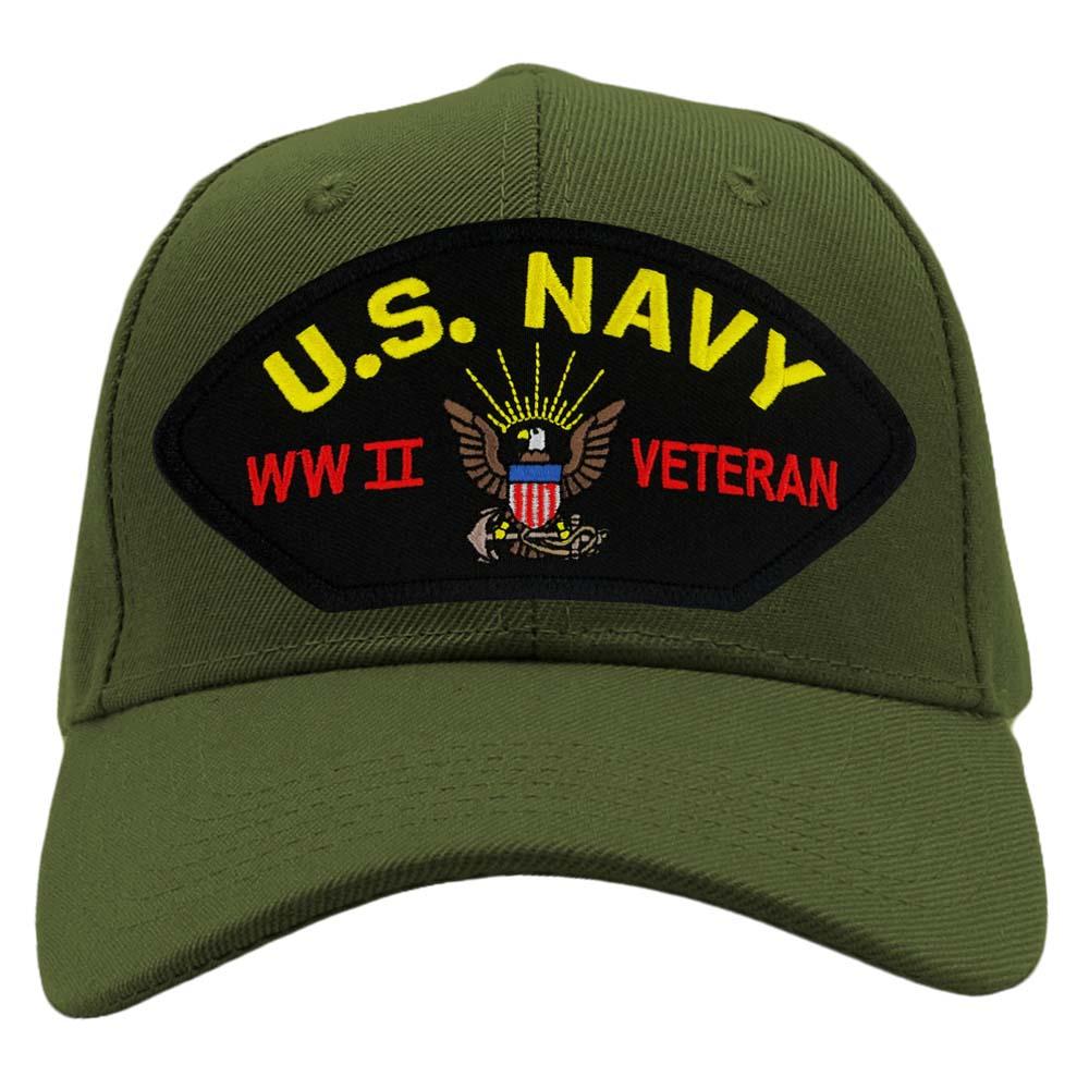 US Navy - World War II Veteran Hat - Multiple Colors Available