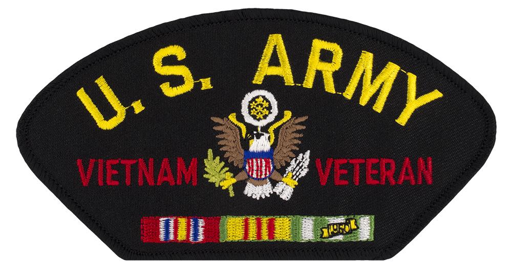 US Army Vietnam War Veteran Embroidered Patch 5 3/16" x 2 5/8"