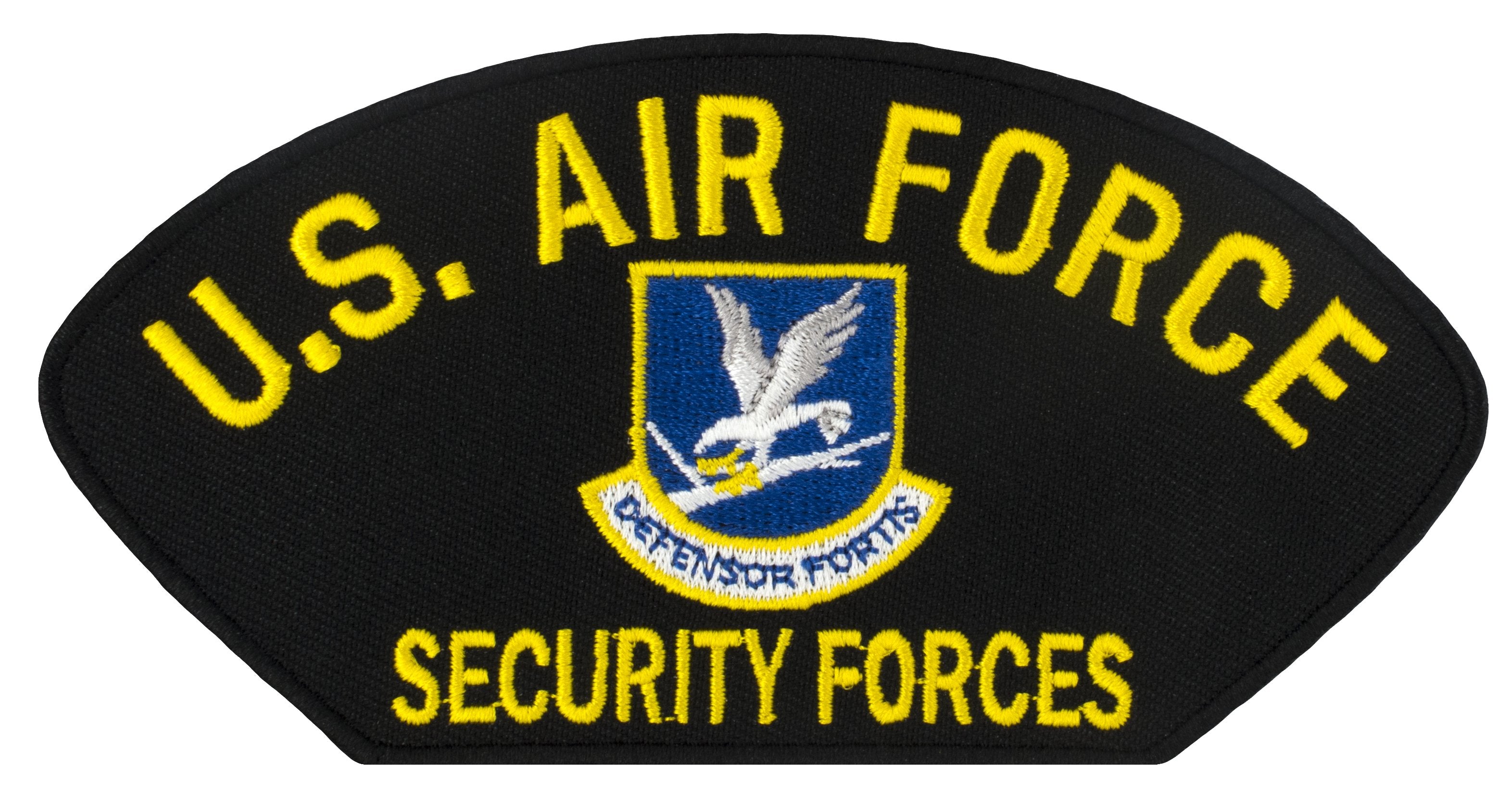 US Air Force Security Forces Embroidered Patch 5 3/16" x 2 5/8"