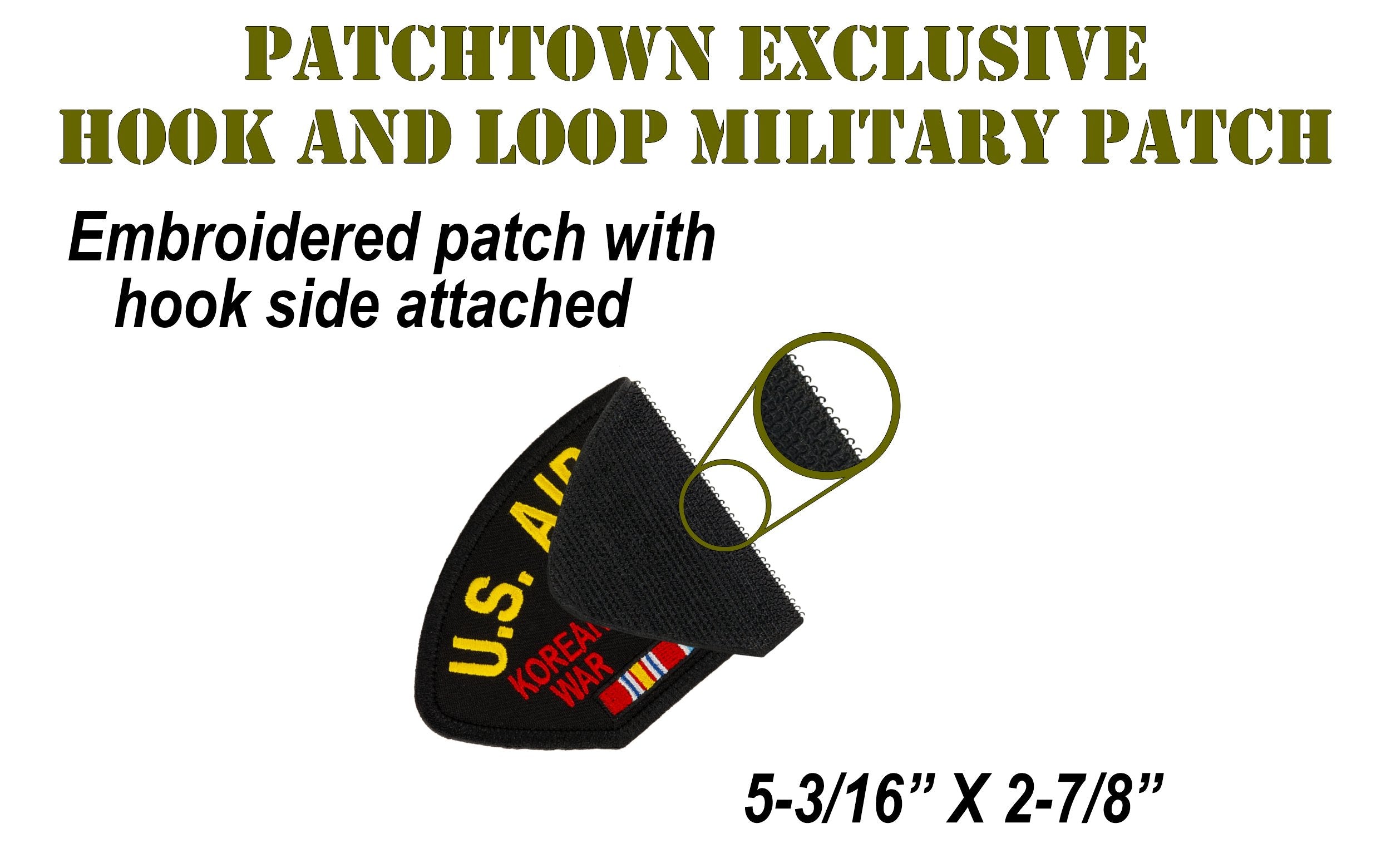 US Air Force - Korean War Veteran Embroidered Patch 5 3/16" x 2 5/8"