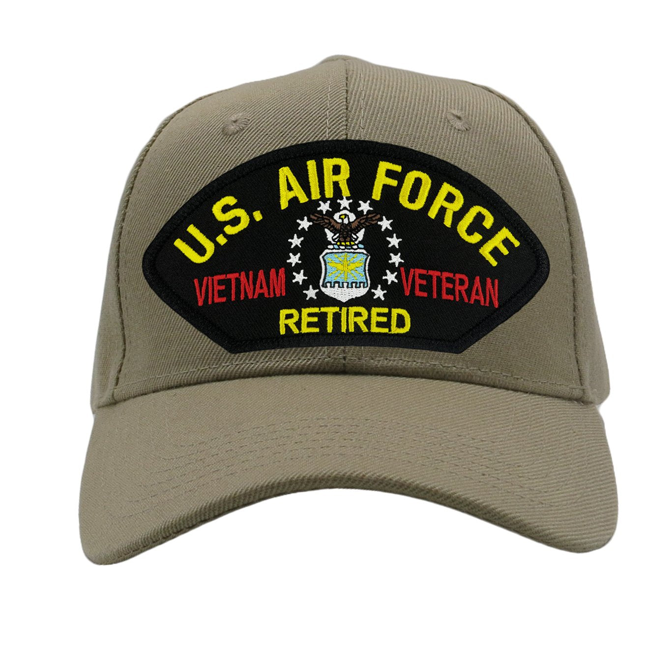 US Air Force Retired - Vietnam Veteran Hat - Multiple Colors Available