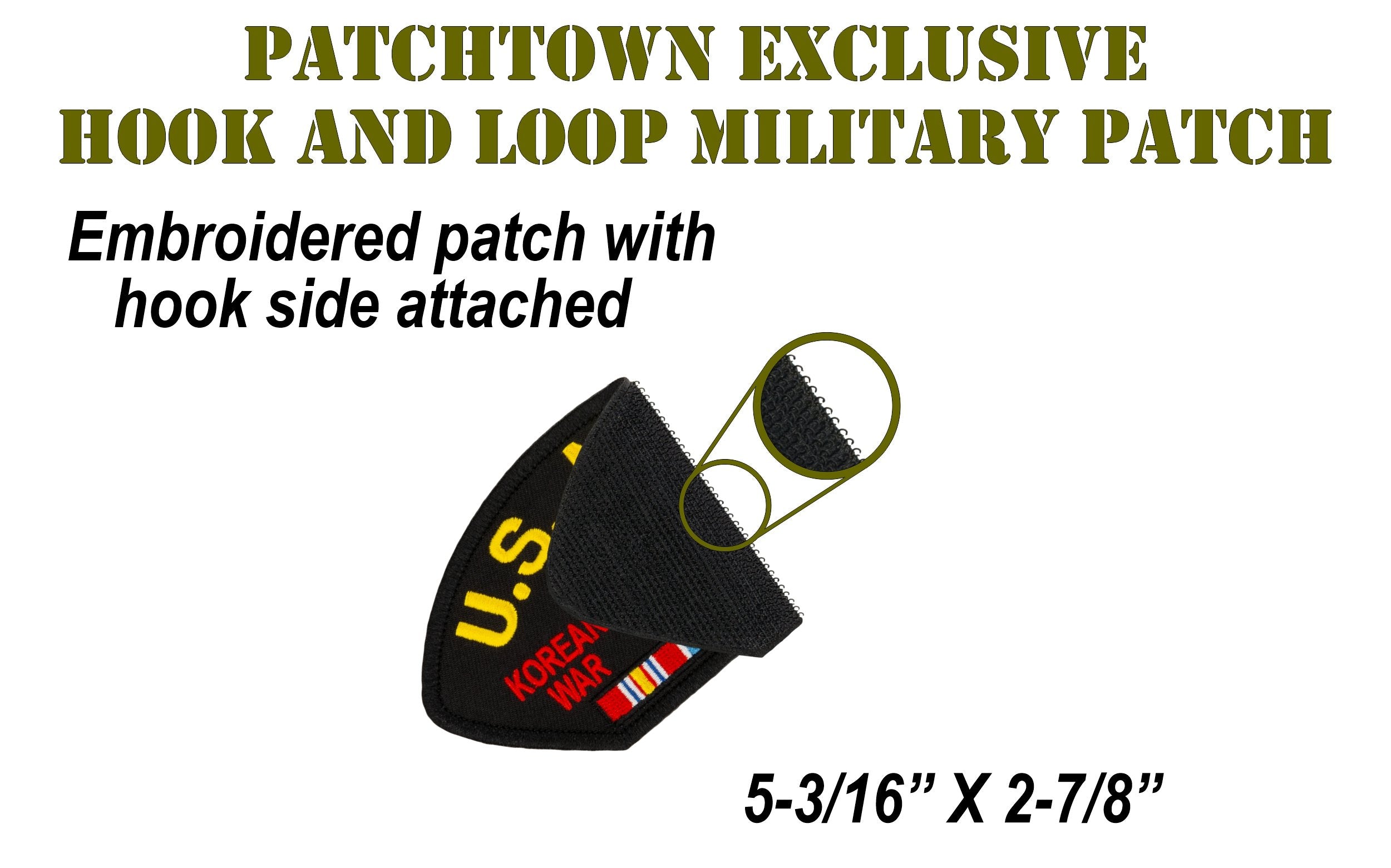 US Navy - Korean War Veteran Embroidered Patch 5 3/16" x 2 5/8"